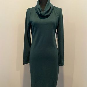 Dark Green Sweater Dress